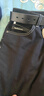 太平鳥(niǎo)男裝 秋季明線(xiàn)牛仔長(cháng)褲男B1HAE1146 黑色1（合體錐型） 32 曬單實(shí)拍圖