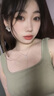 秋虞S925銀項鏈女生小眾高級感輕奢吊墜方糖鎖骨鏈配飾品圣誕節(jié)禮物 方糖項鏈【精美禮盒】【盒子鏈】 曬單實拍圖