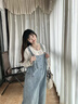 愛(ài)莉安娜孕婦裝2025秋季新款休閑外出針織打底上衣+韓版牛仔背帶 背帶褲 L 曬單實(shí)拍圖