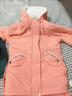 艾諾輪女童羊羔絨外套秋冬裝加絨加厚中大童女孩學(xué)生中長(cháng)款棉服派克服 粉紅色 加絨加厚 160 cm 曬單實(shí)拍圖