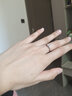 曼蒂婭 情侶戒指s925對戒結婚指環(huán)鋯石開口一對戒指環(huán)定制刻字首飾禮物 永愛對戒 免費刻字（商家配送） 曬單實拍圖