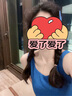 入秋謠少女感克萊因藍連衣裙女夏季新款可愛(ài)減齡小個(gè)子系帶別致吊帶裙子 藍色 L 曬單實(shí)拍圖