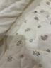 戴維貝拉（DAVE＆BELLA）秋冬新款夾棉初生兒爬服哈衣滿月寶寶衣服嬰兒連體衣幼童外出服 花朵印花【現(xiàn)貨】 80cm（建議身高73-80cm） 曬單實拍圖