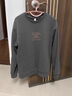 潮與共圓領(lǐng)純棉重磅衛衣男秋季潮牌日系大碼長(cháng)袖男款秋冬款加絨加厚衣服 黑色 XL 適合145-160斤 曬單實(shí)拍圖