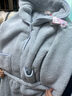 浪莎情侶睡衣冬季加絨加厚親膚柔軟女士保暖男士情侶可外穿家居服套裝 曬單實拍圖