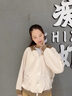 紅蜻蜓小個子開衫衛(wèi)衣女外套女士春季新款女裝大學(xué)生連帽棒球服 18132字母Cc外套#杏色常規(guī) L 曬單實(shí)拍圖
