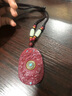 嘉達寶亞原石朱砂本命佛吊墜男女屬龍本命年禮物普賢菩薩護身符掛件 【生肖兔】文殊菩薩 曬單實(shí)拍圖