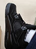 BAPE EDCVAJ4莆田男鞋高幫休閑經(jīng)典板鞋透氣實(shí)戰aj3氣墊籃球鞋情侶運動(dòng)鞋子 AJ4-黑貓 42 曬單實(shí)拍圖