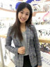 羅蒙（ROMON）輕奢女裝小西裝外套女2022年新款春秋韓版休閑百搭修身格子西服女 單件杏格西裝 M 曬單實(shí)拍圖