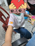 戴維貝拉（DAVE＆BELLA）夏季童裝男童t恤兒童短袖女童上衣純棉衣服寶寶體桖半袖夏裝服裝 貓咪印花【現(xiàn)貨】 100 cm（建議身高90-100cm） 曬單實拍圖