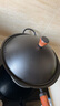 老飯骨 煉打炒鍋熟鐵鍋圓底鍋無(wú)涂層烹飪鍋具炒菜鍋燃氣煤氣灶明火通用 煉打鐵鍋有副把 33cm 曬單實(shí)拍圖