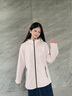 波司登（BOSIDENG）戶(hù)外軟殼外套女款連帽拼色顯瘦防風(fēng)防潑水登山徒步防護功能外套 菡萏粉1713-淺春色 S 160/84A 曬單實(shí)拍圖