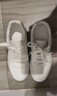 緋垚小白鞋休閑鞋女板鞋新款厚底純白圓頭潮流百搭學(xué)生系帶鞋子 小白鞋女【白色-38】 曬單實(shí)拍圖