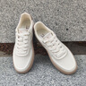 七匹狼男鞋秋季2025新款休閑皮鞋男真皮透氣沖孔平底板鞋夏天男士小白鞋 白色 41 曬單實(shí)拍圖