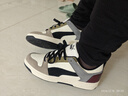 彪馬（PUMA）男女同款經(jīng)典休閑透氣復(fù)古百搭潮流板鞋 REBOUND 370539 米白色-黑色-紫紅色-07 41 曬單實(shí)拍圖