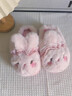 語(yǔ)嬉兔子兒童棉拖鞋踩屎感男童冬季卡通可愛(ài)防滑室內洗澡軟底寶寶拖鞋 粉色拖鞋 24 24/25碼(鞋內長(cháng)15CM適合腳長(cháng)14 曬單實(shí)拍圖