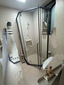 九牧 【定制】極窄鉆石淋浴房一體式干濕分離淋浴隔斷沐浴房贈石基E17 槍灰型材（內外雙開(kāi)） 【光?！?00*1000*2000mm 曬單實(shí)拍圖