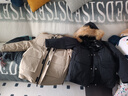 GXG男裝 三防面料工裝羽絨服男潮流戶外羽絨服保暖外套 23冬新款 卡其色 XL 曬單實(shí)拍圖