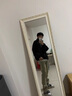 栩狼美式街頭水洗牛仔褲男春秋季黃泥染直筒褲潮牌高街做舊休閑長褲子 黃泥色（常規(guī)款） L （建議110-120斤） 曬單實(shí)拍圖