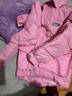 傾她棉服女2024新款冬季派克服年輕仿皮草外套時尚洋氣短款粉色棉衣 粉紅色 L建議90-120斤 曬單實拍圖