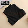 普戈斯（PUGESI）毛衣裝飾韓版假領子女百搭襯衫純棉假領純棉春秋冬清純假衣領子 經典方 黑色 【XXL碼】 曬單實拍圖