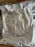 無(wú)印良品（MUJI）女式 雙羅紋編織 圓領(lǐng)長(cháng)袖T恤 上衣打底衫女裝25年秋季 米白色條紋 M (160/84A) 曬單實(shí)拍圖