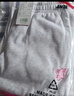 安踏（ANTA）刺繡加絨靈動褲 女冬季保暖收口束腳針織運動褲寬松衛(wèi)褲舞蹈長褲 【刺繡款】灰花灰-2 L /女170 曬單實拍圖