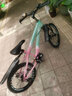 飛鴿兒童自行車(chē)6-9-13歲雙碟剎減震單變速車(chē)中大童男女孩小學(xué)生山地 雙色粉變速【碟剎減震】輻條輪 飛鴿20寸適合130-150cm 曬單實(shí)拍圖