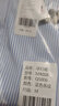 貓人（MiiOW）孕婦夏裝連衣裙條紋翻領(lǐng)襯衫裙女寬松中長款夏天裙子 藍(lán)色條紋M 曬單實(shí)拍圖
