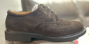 THOM WILLS反絨男士休閑皮鞋真皮英倫商務(wù)圓頭德比鞋舒適軟底男鞋 深咖色D1621 41 /7.5碼 曬單實(shí)拍圖