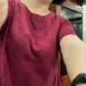 衣典零一（LEDIALYI）純棉連衣裙女裝2025夏季新款中年小個子休閑氣質(zhì)顯瘦碎花裙子夏天 酒紅色 2XL （建議138-155斤） 曬單實(shí)拍圖