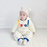 G.DUCKKIDS1套0-36月嬰兒衣服冬天冬季新生寶寶連體衣初生棉襖外出服秋冬裝 絨面夾棉 愛(ài)爸爸 73cm 曬單實(shí)拍圖