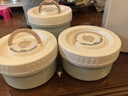 蘇泊爾（SUPOR）飯盒陶瓷內(nèi)膽便當盒可微波爐加熱上班族學生便攜餐盒三件套 曬單實拍圖