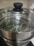 蘇泊爾SUPOR 易存儲304不銹鋼雙層復底28cm蒸鍋湯鍋蒸籠SZ28B1 曬單實(shí)拍圖