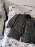 凱撒（KAISER）真皮羽絨服皮衣男中長(cháng)款水貂毛領(lǐng)綿羊皮真皮風(fēng)衣爸爸裝外套干部裝 黑色 L (170) 適合體重100-120斤 曬單實(shí)拍圖