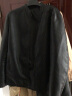 罗蒙外套男皮衣男士春秋季夹克新款皮夹克纯色商务中青年春秋服时尚舒 黑色（常规款） 3XL（150斤-170斤） 实拍图