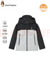 暇步士（Hush Puppies）童裝男童三防外套春秋兒童戶(hù)外風(fēng)衣大童運動(dòng)上衣 鉆石黑 170 曬單實(shí)拍圖
