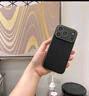 言臣適配蘋(píng)果17promax手機殼磁吸旋轉支架新款真皮全包iphone17pro max手機殼超薄防摔男高級感保護套 【優(yōu)雅黑】高端真皮|鏡頭全包|氣囊防摔 iPhone 17 Pro Max 曬單實(shí)拍圖
