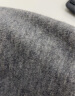 伊芙丽（eifini）无缝成型气质连帽拉链通勤羊毛针织开衫女202春装新款上衣 灰色预售 S 80-110斤 实拍图