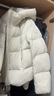 坦博爾泡芙連帽羽絨服女短款韓版面包服小個(gè)子秋冬外套TBF530360D 知春米 S (160) 曬單實(shí)拍圖