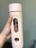 炊大皇玻璃杯雙層隔熱茶水分離男女士便攜玻璃水杯 粉色420ml 曬單實拍圖