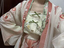 十三余小豆蔻兒[花月之神]繡花對襟長(cháng)衫刺繡吊帶褶裙刺繡宋制漢服女夏 褶裙(含配飾)   現貨 S 曬單實(shí)拍圖