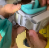 HAPAGE德國兒童防走失帶牽引繩寶寶防丟失手環(huán)小孩防丟繩溜娃神器 薄荷藍2.5米【一鍵脫扣感應鎖】 曬單實拍圖