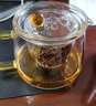 HITOMI茶壺單壺家用套裝過濾花茶壺耐高溫泡茶壺泡茶器玻璃花茶壺小茶具 玲瓏壺350ml 曬單實拍圖