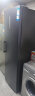 海尔(Haier)立式冰柜家用冷藏冷冻两用风冷无霜保鲜柜立式存储大容量全冷冻冰箱冷柜 【深海蓝】大容量冻藏转换 332L 实拍图