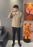 秋冬內膽棉衣男士加絨加肥加大340斤內穿打底小棉襖保暖棉服外套 淺綠色 2XL 135-150斤 曬單實(shí)拍圖