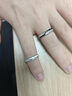 中國黃金公主騎士情侶戒指銀對戒38婦女神節禮物送女友老婆生日實(shí)用浪漫 公主與騎士銀對戒 曬單實(shí)拍圖