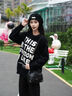 COOGI包包女款輕奢品牌女士牛皮斜挎水桶包女情人節生日禮物送女友老婆 黑色 曬單實(shí)拍圖