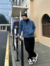 MIO【丁程鑫同款】米奧休閑小白鞋厚底板鞋運(yùn)動(dòng)情侶溶解男鞋 黑/白色 （嚴(yán)浩翔同款） 42 曬單實(shí)拍圖