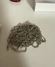 歐斯若 50條金屬波珠鏈 圓珠鏈 毛絨玩具吊牌鏈 掛件鏈子 diy手工配件 2.4x12cm 波珠鏈（約50條/包） 曬單實拍圖